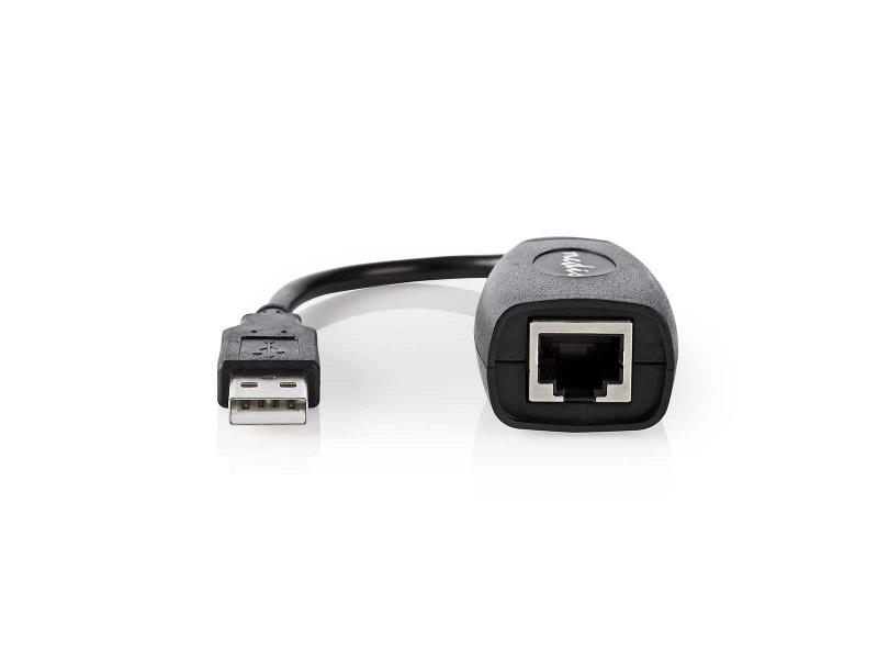 Nedis CCGP60EXTBK500 Actieve USB 2.0-verlengkabel | A male - A female | 50 m | Zwart