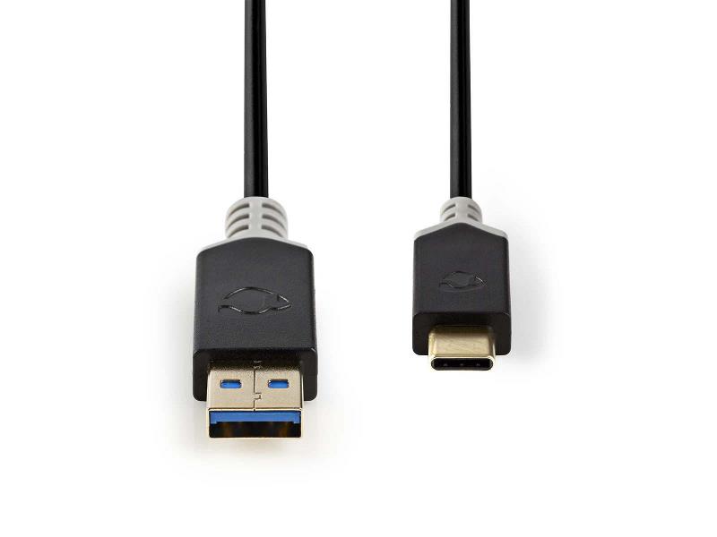 Nedis CCBW61600AT10 Kabel USB 3.1 | Type-C male - A male | 1,0 m | Antraciet
