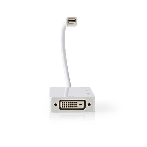Nedis CCGP37465WT02 Mini-DisplayPort multi-adapterkabel | Mini-DisplayPort male - VGA female + DVI-D 24+1-pins female...