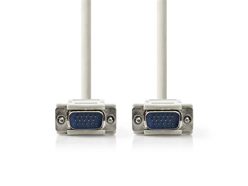 Nedis CCGP59001IV20 VGA-kabel | VGA male - VGA male | 2,0 m | Ivoor
