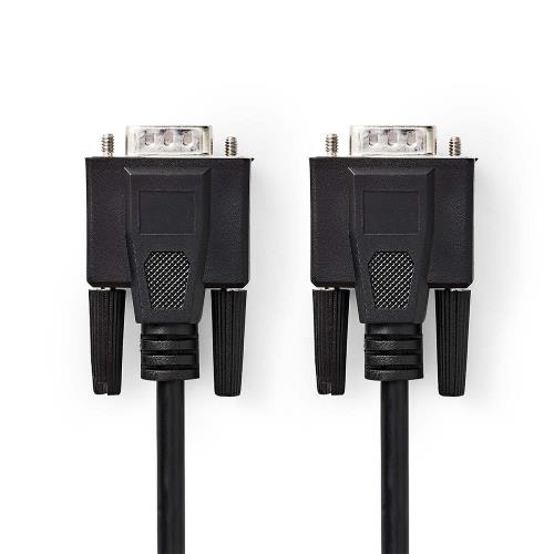 Nedis CCGP59000BK20 VGA-kabel | VGA male - VGA male | 2,0 m | Zwart