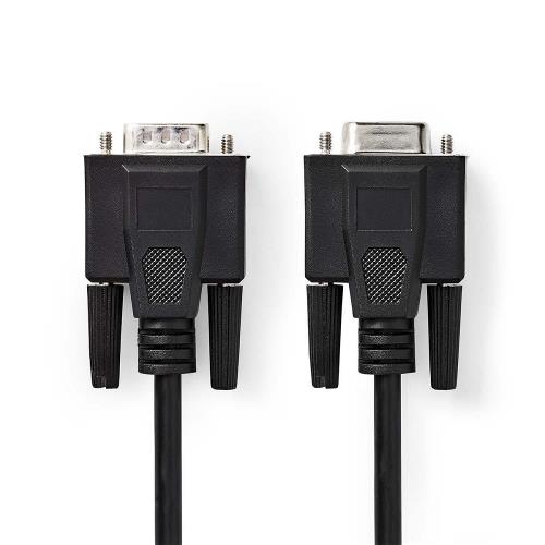 Nedis CCGP59100BK20 VGA-kabel | VGA male - VGA female | 2,0 m | Zwart
