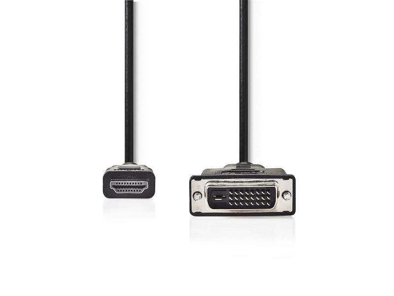 Nedis CCGP34800BK100 HDMIT - DVI-kabel | HDMIT-connector - DVI-D 24+1-pins male | 10 m | Zwart