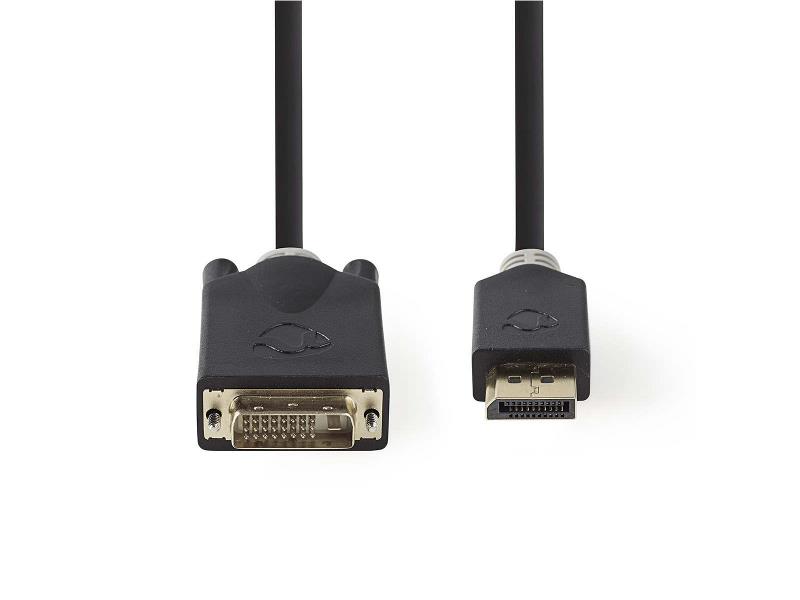 Nedis CCBW34800AT20 HDMI - DVI-kabel | HDMIT-connector - DVI-D 24+1-pins male | 2,0 m | Antraciet