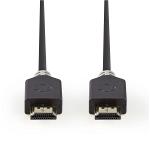 Nedis CVBW34000AT30 High Speed HDMIT-kabel met Ethernet | HDMIT-connector - HDMIT-connector | 3,0 m | Antraciet