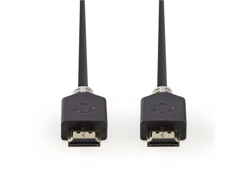 Nedis CVBW34000AT50 High Speed HDMIT-kabel met Ethernet | HDMIT-connector - HDMIT-connector | 5,0 m | Antraciet