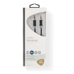 Nedis CABW22000AT10 Stereo audiokabel | 3,5 mm male - 3,5 mm male | 1,0 m | Antraciet