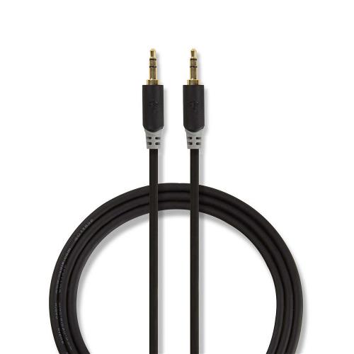 Nedis CABW22000AT100 Stereo audiokabel | 3,5 mm male - 3,5 mm male | 10 m | Antraciet