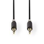 Nedis CABW22000AT30 Stereo audiokabel | 3,5 mm male - 3,5 mm male | 3,0 m | Antraciet