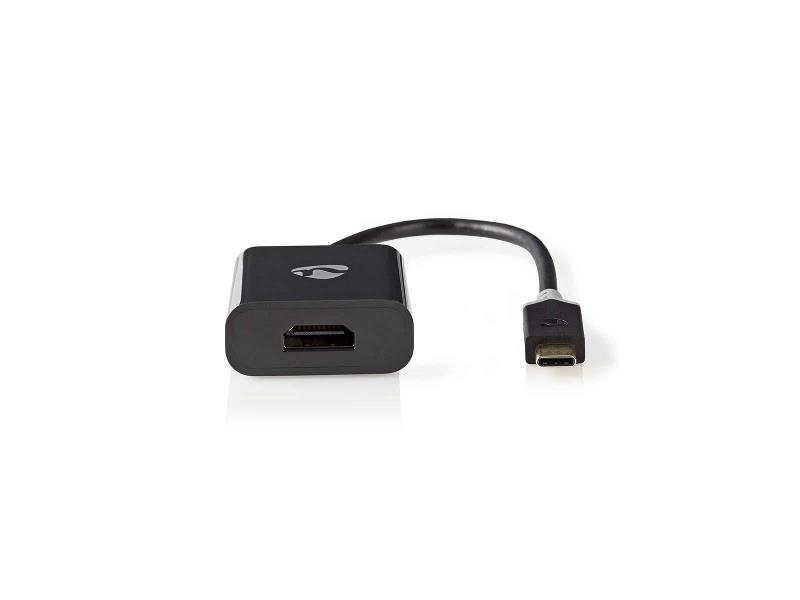 Nedis CCBW64650AT02 USB type-C adapterkabel | Type-C male - HDMIT-uitgang | 0,2 m | Antraciet