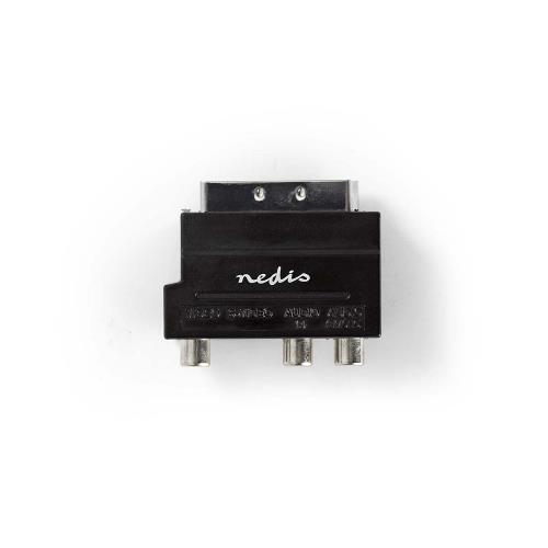 Nedis CVBW31902AT SCART-Adapter | SCART male - 3x RCA female + S-Video female