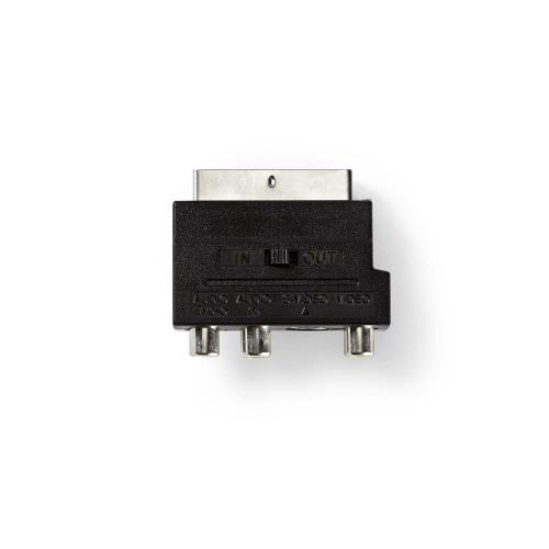 Nedis CVBW31902AT SCART-Adapter | SCART male - 3x RCA female + S-Video female