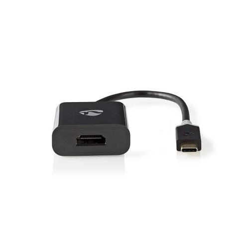 Nedis CCBP64650AT02 USB type-C adapterkabel | Type-C male - HDMIT-uitgang | 0,2 m | Antraciet