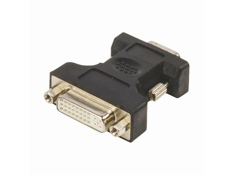 Nedis CCGP32901BK VGA - DVI-Adapter | VGA Male - DVI-I 24+5-Pins Female | Zwart