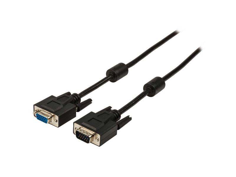 Nedis CCGP59100BK200 VGA-Kabel | VGA Male - VGA Female | 20 m | Zwart