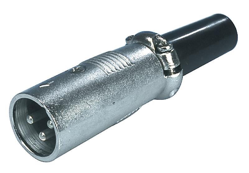 Valueline XLR-3MCL 3p plug + clamp