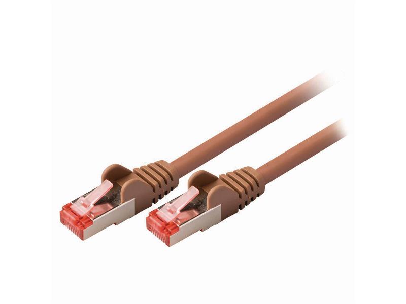 Nedis CCGP85221BN50 CAT6 S/FTP-Netwerkkabel | RJ45 Male - RJ45 Male | 5,0 m | Bruin