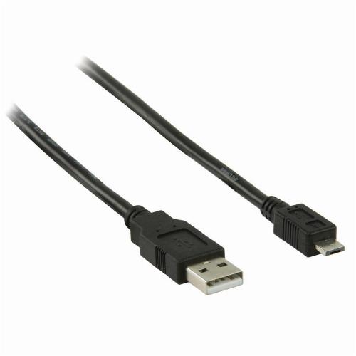 Nedis CCGP60400BK20 USB 2.0-Kabel | A Male - Micro-A Male | 2,0 m | Zwart