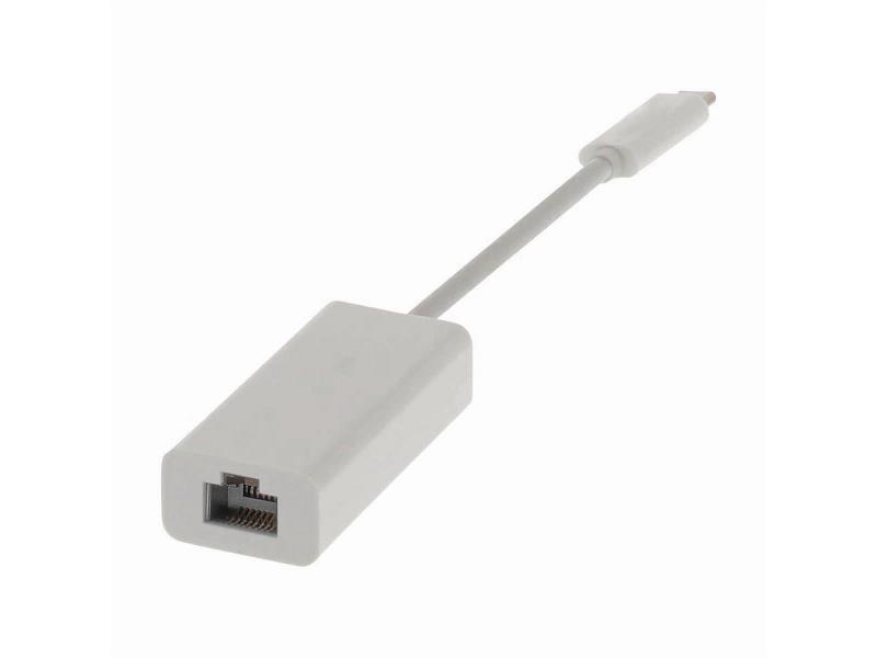 Nedis CCGP64950WT02 USB-CT-Adapterkabel | Type-CT Male - RJ45 Female | 0,2 m | Wit