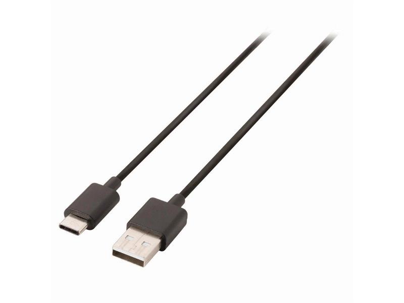 Nedis CCGP60600BK10 USB 2.0-Kabel | Type-CT Male - A Male | 1,0 m | Zwart