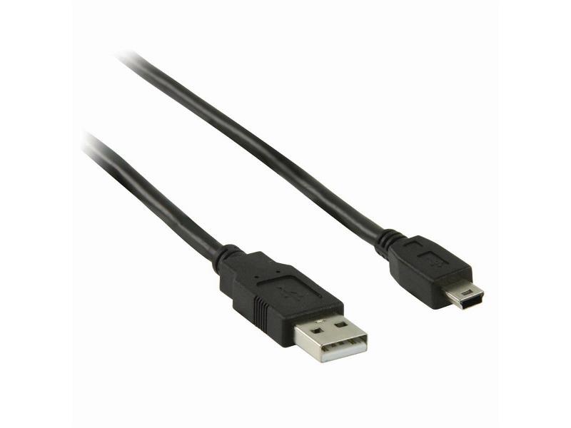 Nedis CCGP60300BK20 USB 2.0-Kabel | A Male - Mini 5-Pins Male | 2,0 m | Zwart