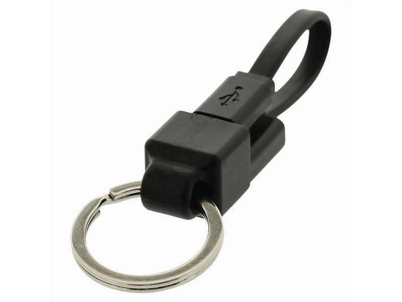 Nedis CCGP60410BK10 Platte USB 2.0-Kabel | A Male - Micro-B Male | 1,0 m | Zwart