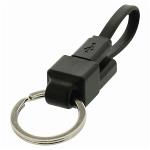 Nedis CCGP60410BK10 Platte USB 2.0-Kabel | A Male - Micro-B Male | 1,0 m | Zwart