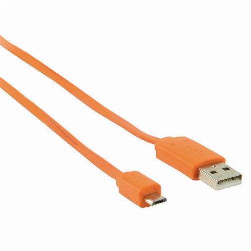 Nedis CCGP60410OG10 USB 2.0-Kabel | A Male - Micro-B Male | 1,0 m | Oranje