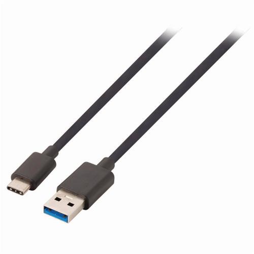 Nedis CCGP61600BK10 USB 3.0-Kabel | Type-CT Male - A Male | 1,0 m | Zwart