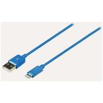 Nedis CCGP39300BU10 Sync and Charge-Kabel | Apple Lightning 8-Pins Male - USB-A Male | 1,0 m | Blauw