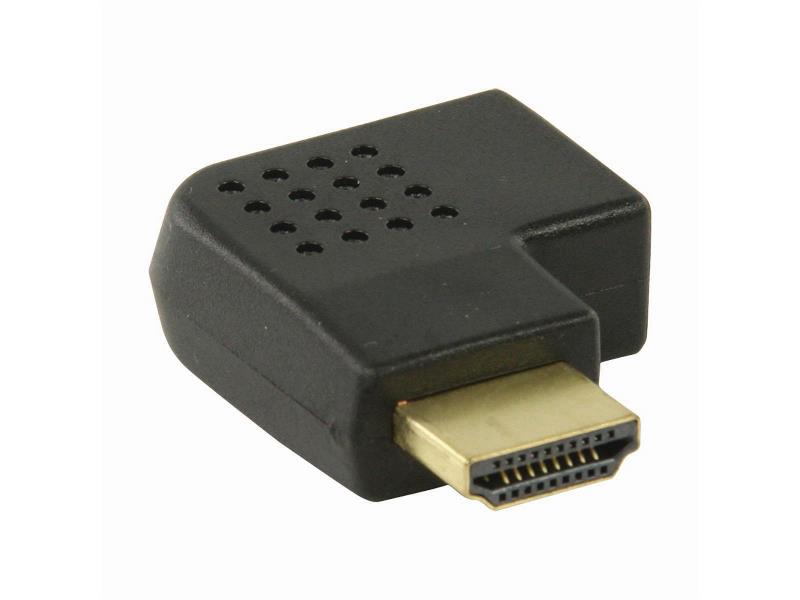 Nedis CVGP34904BK HDMIT-Adapter | HDMIT-Connector - HDMIT Female | Rechts Gehoekt | Zwart