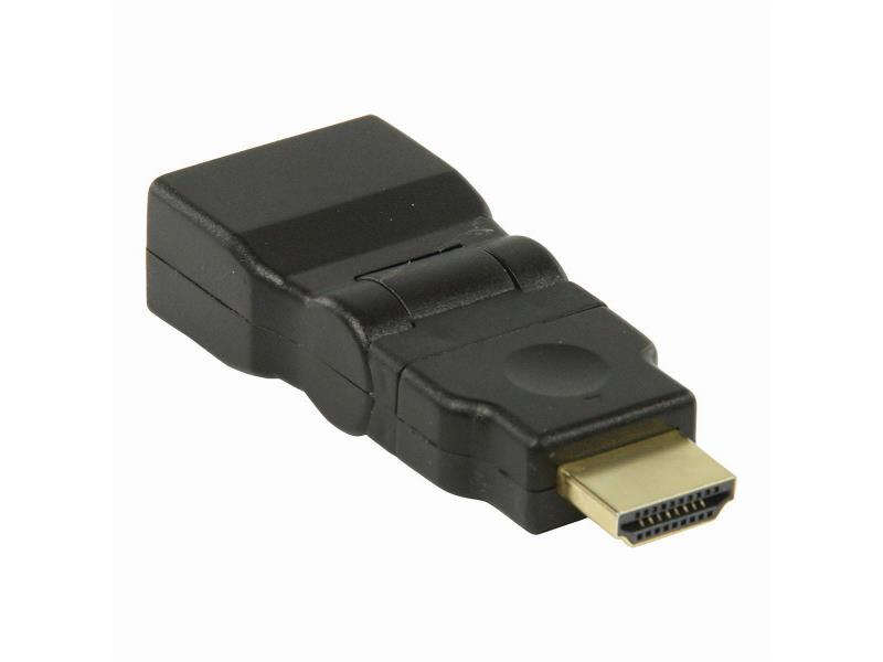 Nedis CVGP34905BK HDMIT-Adapter | HDMIT-Connector - HDMIT Female | Draaibaar | Zwart