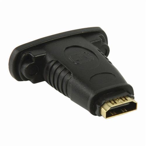 Nedis CVGP34911BK HDMIT- DVI-Adapter | HDMIT Female - DVI-D 24+1-Pins Female | Zwart