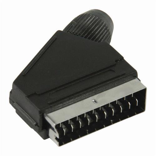 Nedis CVGP31990BK SCART-Connector | Male - Zwart