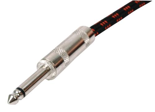 Valueline CABLE-428/6 Gitaarkabel 6.35mm rechte plug - 6.35mm rechte plug 6,00 m