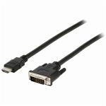 Nedis CCGB34800BK30 HDMIT- DVI-Kabel | HDMIT-Connector - DVI-D 24+1-Pins Male | 3,0 m | Zwart