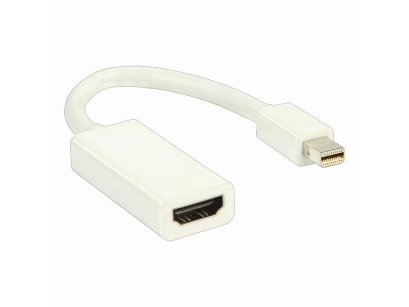 Nedis CCGB37650WT02 Mini-DisplayPort - HDMIT-Kabel | Mini-DisplayPort Male - HDMIT Female | 0,2 m | Wit
