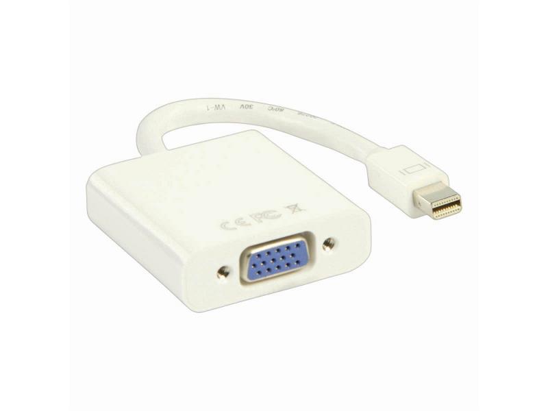 Nedis CCGB37850WT02 Mini-DisplayPort - VGA-Kabel | Mini-DisplayPort Male - VGA Female | 0,2 m | Wit