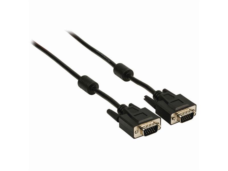 Nedis CCGB59000BK100 VGA-Kabel | VGA Male - VGA Male | 10 m | Zwart