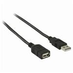 Nedis CCGB60010BK20 USB 2.0-Kabel | A Male - A Female | 2,0 m | Zwart