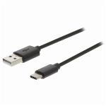 Nedis CCGB60600BK10 USB 2.0-Kabel | Type-CT Male - A Male | 1,0 m | Zwart