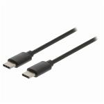 Nedis CCGB60700BK10 USB 2.0-Kabel | Type-CT Male - Type-CT Male | 1,0 m | Zwart