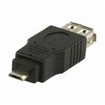 Nedis CCGB60901BK USB 2.0-Adapter | Micro-B Male - A Female | Zwart