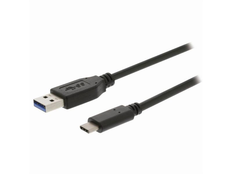 Nedis CCGB61600BK10 USB 3.0-Kabel | Type-CT Male - A Male | 1,0 m | Zwart
