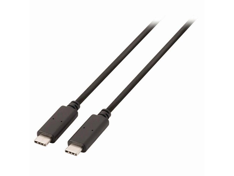 Nedis CCGB64700BK10 USB 3.1-Kabel (Gen1) | Type-CT Male - Type-CT Male | 1,0 m | Zwart