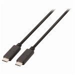 Nedis CCGB64700BK10 USB 3.1-Kabel (Gen1) | Type-CT Male - Type-CT Male | 1,0 m | Zwart