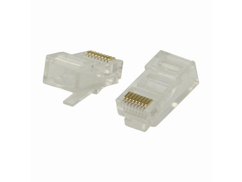 Nedis CCGB89300TP Netwerkconnector | RJ45 (8P8C) Male - 10 Stuks | Transparant