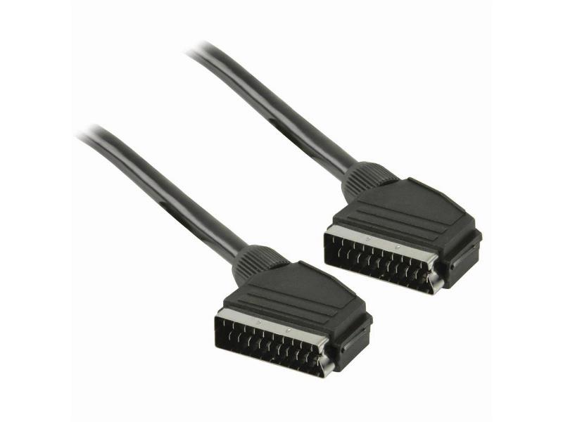 Nedis CVGB31000BK20 SCART-Kabel | SCART Male - SCART Male | 2,0 m | Zwart