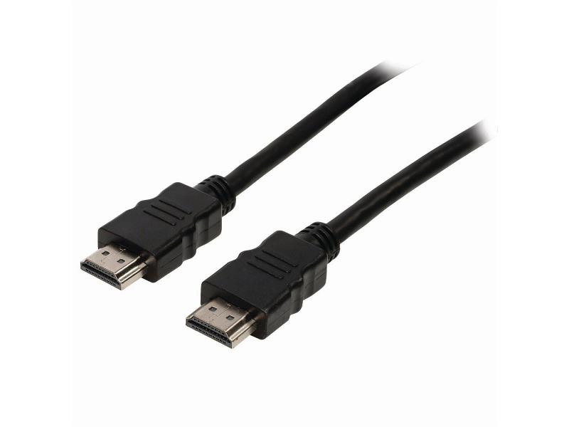 Nedis CVGB34000BK05 High Speed HDMIT-Kabel met Ethernet | HDMIT-Connector - HDMIT-Connector | 0,5 m | Zwart