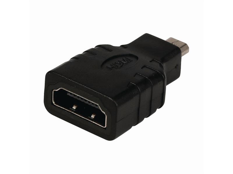 Nedis CVGB34907BK HDMIT-Adapter | HDMIT-microconnector - HDMIT Female | Zwart